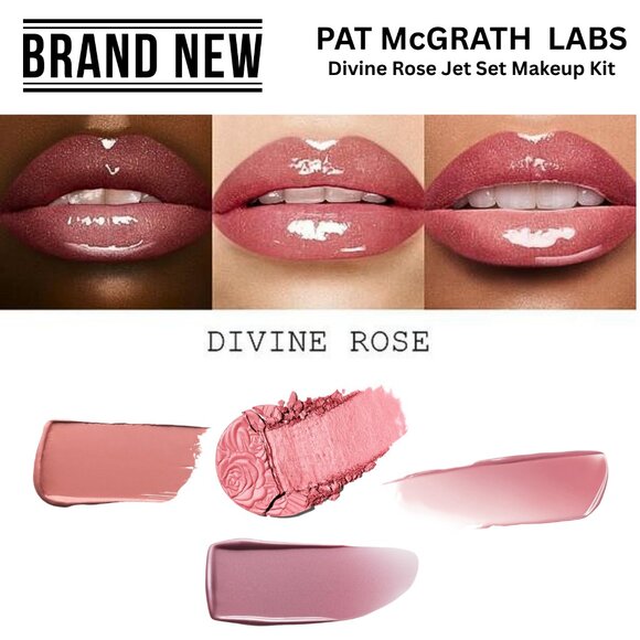 NEW Sealed Pat McGrath Labs Pink Rose Deluxe Travel Size Blush Lips Makeup Kit - Picture 4 of 10